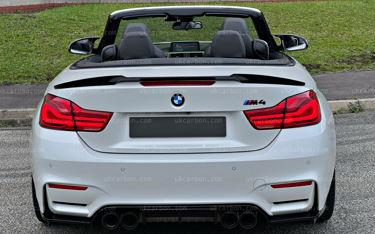 BMW 4 Series Spoiler Carbon M Performance Fibre F33 Boot M4 Spoiler by UKCarbon