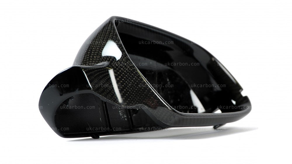 AUDI A4 S4 Carbon Mirror Cover Replacements Fibre B8.5 2012-2015 by UKCarbon