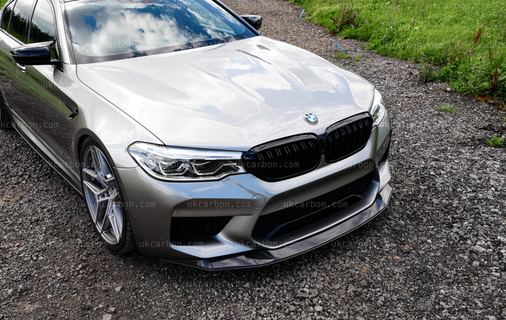 BMW F90 M5 CS Style Carbon Fibre Front Bumper Splitter Lip xDrive by UKCarbon