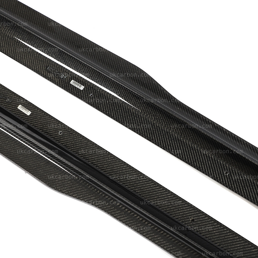 BMW M3 Side Skirts F80 Real Carbon Fibre M Performance